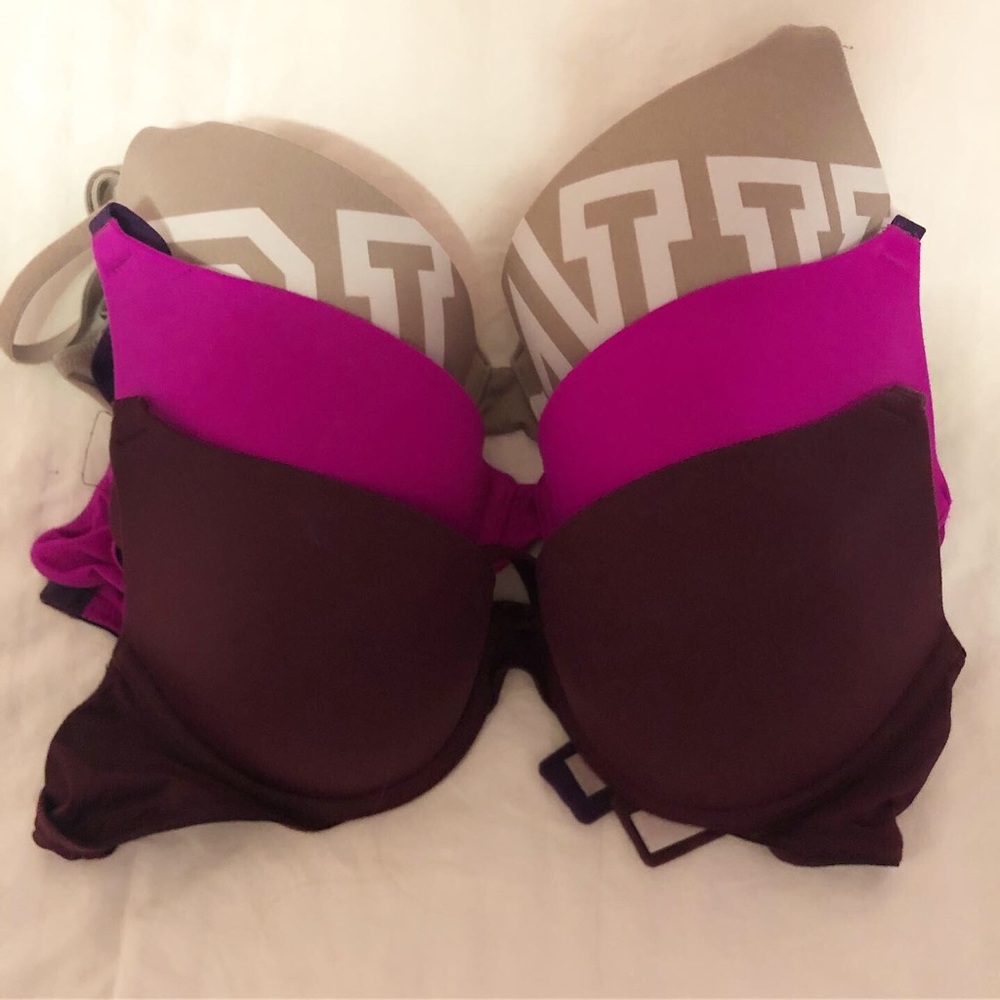 Set of 3 PINK bras size 34B